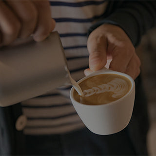 Latte Art Kaffee