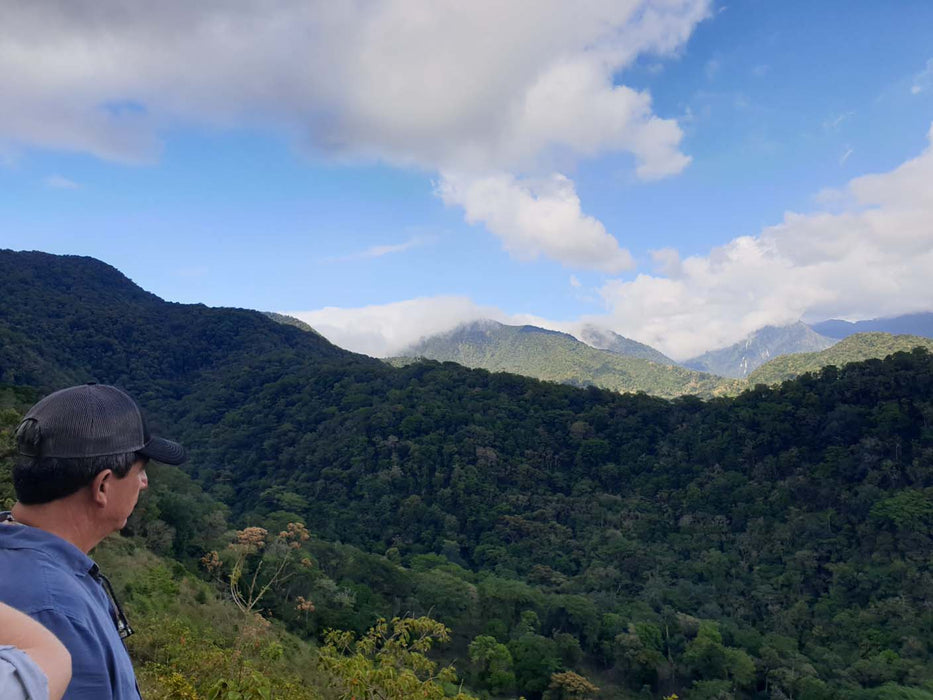 Allan Hartmann and the Mountain Ridge of Santa Clara Panama