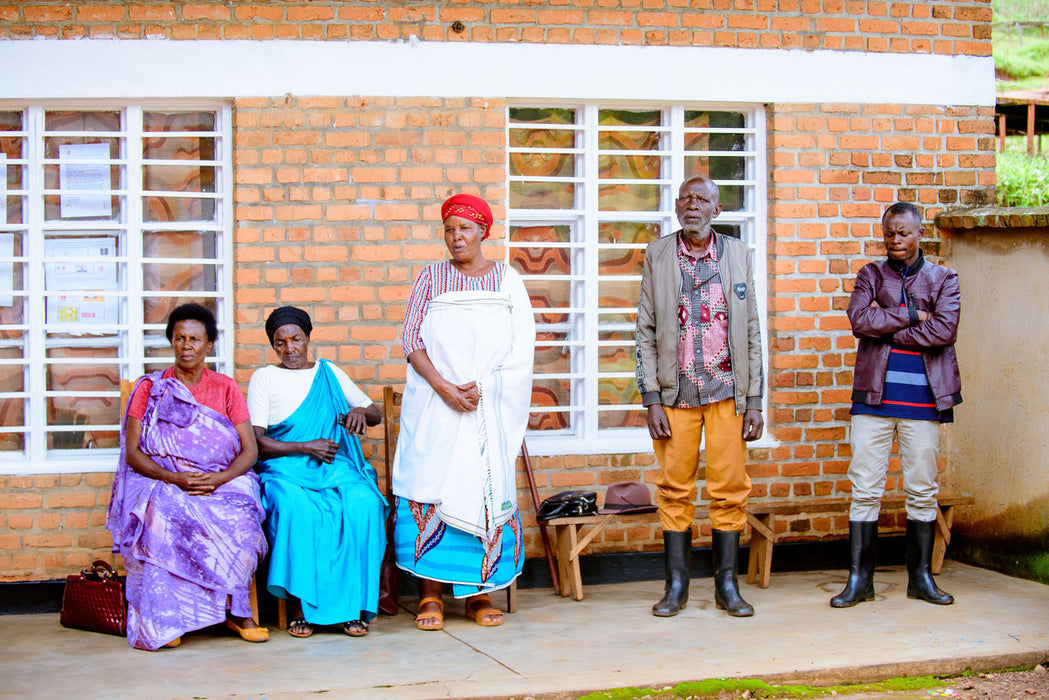 Mitglieder der Mbizi Washing Station