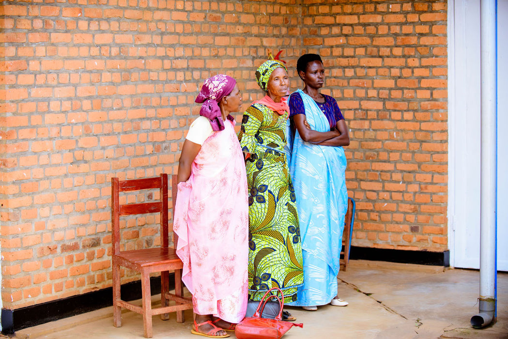 Weibliche Kaffeeproduzentinnen in Ruanda