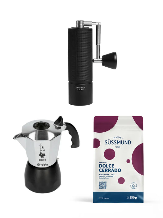 Bialetti kaufen im Set mit Mühle & Kaffee