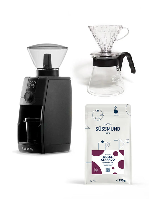 Kaffeemühle kaufen im Set mit Kaffeebereiter