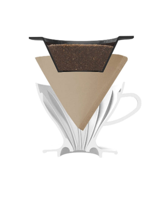 Hario W60 Kaffeefilter Keramik Weiss