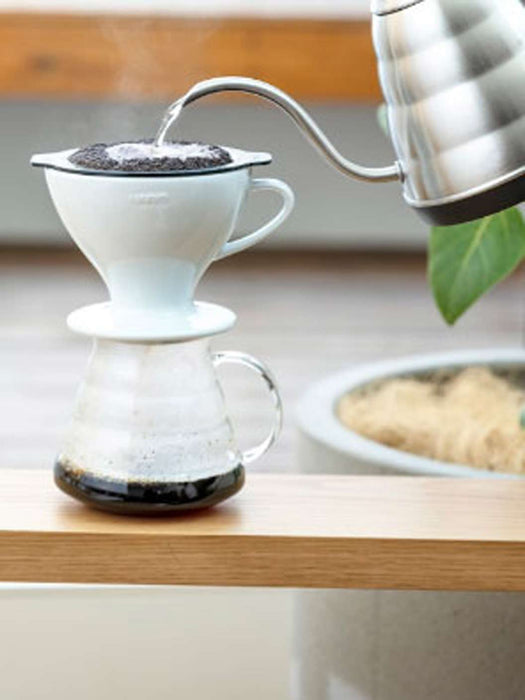 Hario W60 Kaffeefilter Keramik Weiss