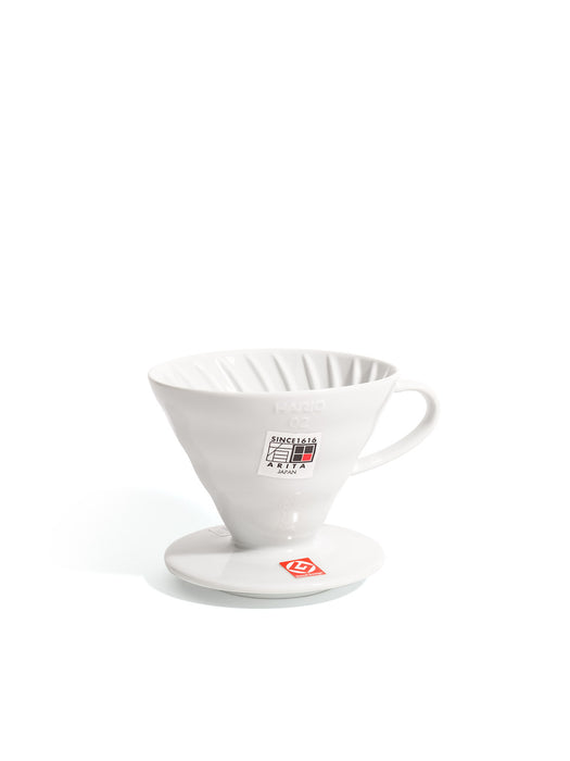 Hario V60 Kaffeefilter Keramik Weiss - 02